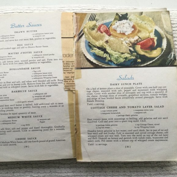 JEWISH KOSHER DAIRY COOKBOOK VINTAGE 1937 - Picture 8 of 8